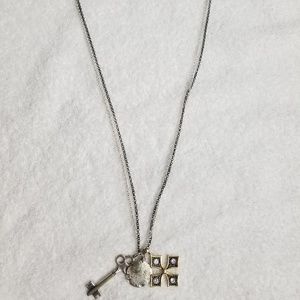 Stella & Dot Liv Multi Charm necklace